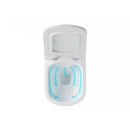 Ravak X01671 - Rimless CLASSIC Wall-hung Toilet, ceramic/white