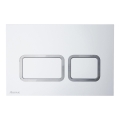 Ravak X01739 - TWIN Flush Button 24,7x16,5 cm White