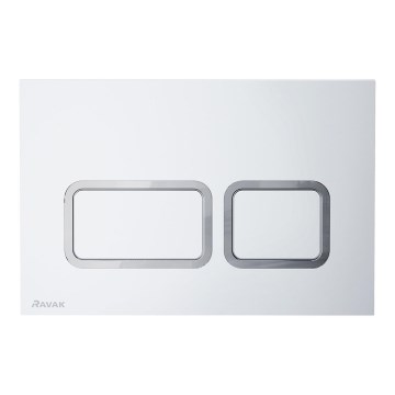 Ravak X01739 - TWIN Flush Button 24,7x16,5 cm White