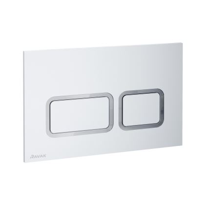 Ravak X01739 - TWIN Flush Button 24,7x16,5 cm White
