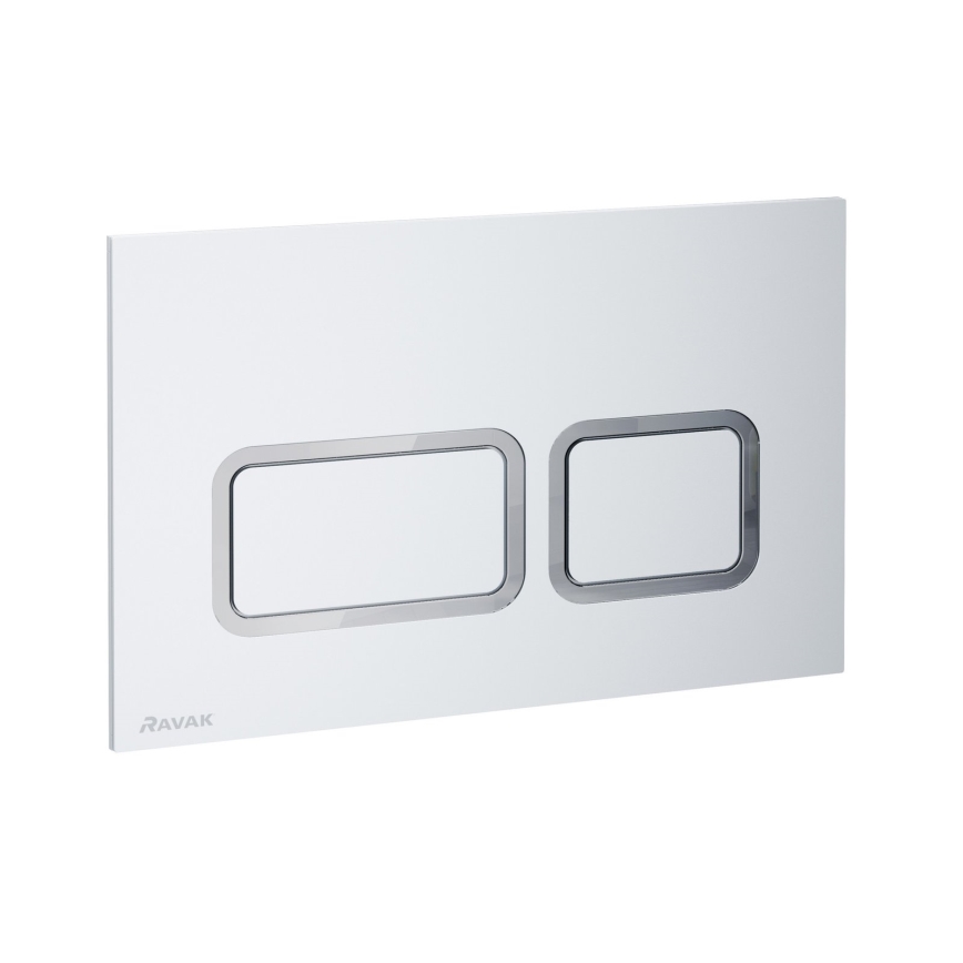 Ravak X01739 - TWIN Flush Button 24,7x16,5 cm White