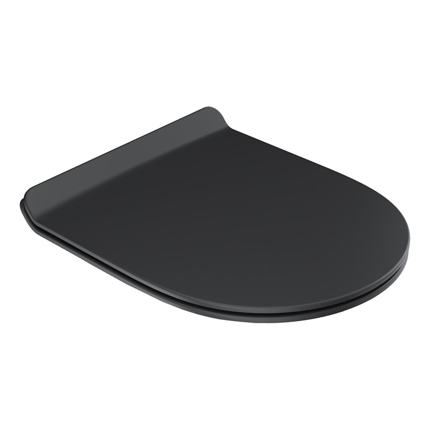 Ravak X01862 - VITA SLIM SoftClose Toilet Seat, Black