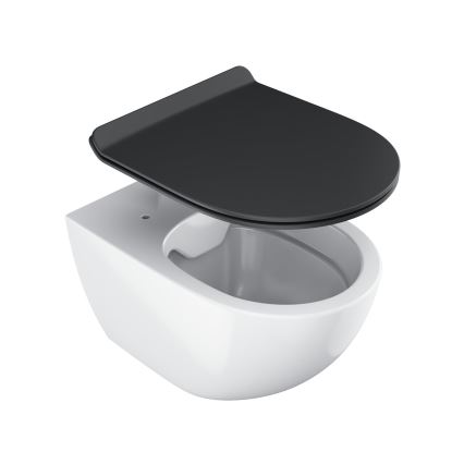 Ravak X01862 - VITA SLIM SoftClose Toilet Seat, Black