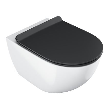 Ravak X01862 - VITA SLIM SoftClose Toilet Seat, Black