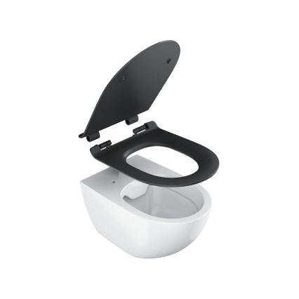 Ravak X01862 - VITA SLIM SoftClose Toilet Seat, Black