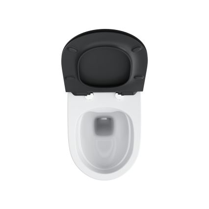Ravak X01862 - VITA SLIM SoftClose Toilet Seat, Black