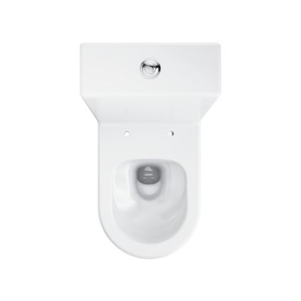 Ravak X01870 - Rimless close-coupled toilet with OPTIMA SoftClose seat, ceramic/white