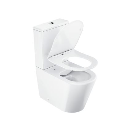 Ravak X01872 - ELEGANT Rimless toilet combo with SoftClose seat, ceramic/white