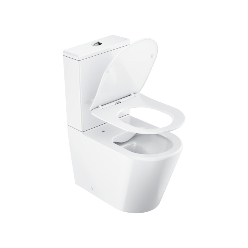 Ravak X01872 - ELEGANT Rimless toilet combo with SoftClose seat, ceramic/white