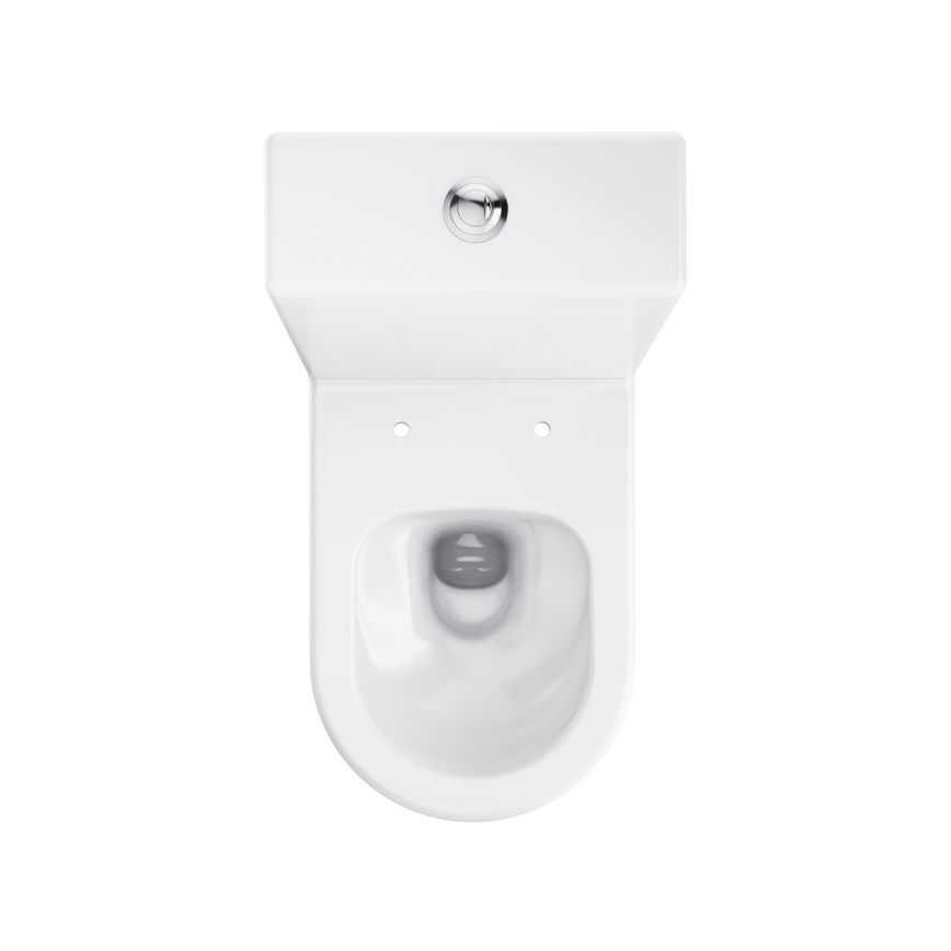 Ravak X01872 - ELEGANT Rimless toilet combo with SoftClose seat, ceramic/white