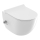 Ravak X01912 - Wall-hung toilet with CHROME bidet nozzle, ceramic/white