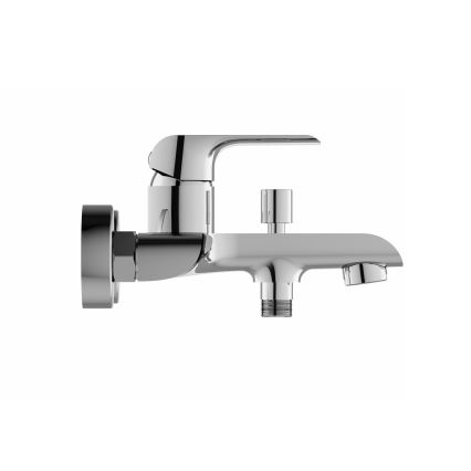 Ravak X070119 - FLAT Bath Mixer, Polished Chrome
