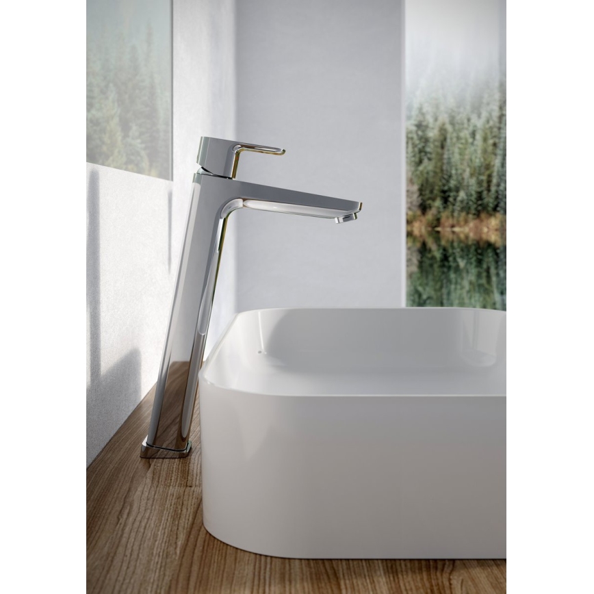 Ravak X070130 - FREE basin mixer 33.4 cm, polished chrome