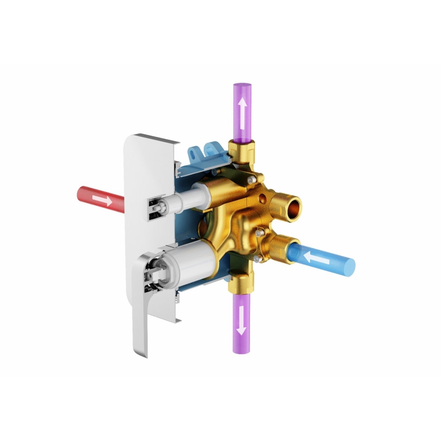 Ravak X070139 - Rough-in body for R-BOX VARI concealed faucets 13.9 x 14.6 cm