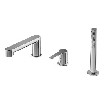 Ravak X070142 - PURI three-hole bath mixer, polished chrome