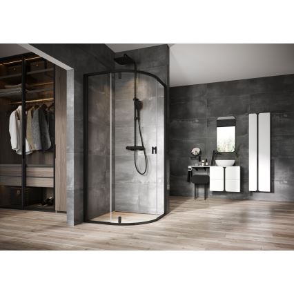 Ravak X070160 - FREE Thermostatic Shower Set, Black