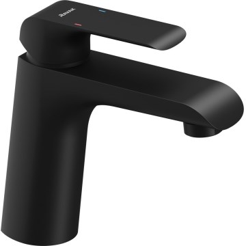 Ravak X070173 - Washbasin mixer FLAT 15,1 cm matte black