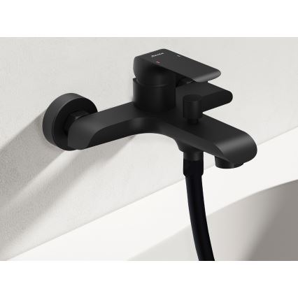 Ravak X070175 - FLAT bathtub mixer, matte black