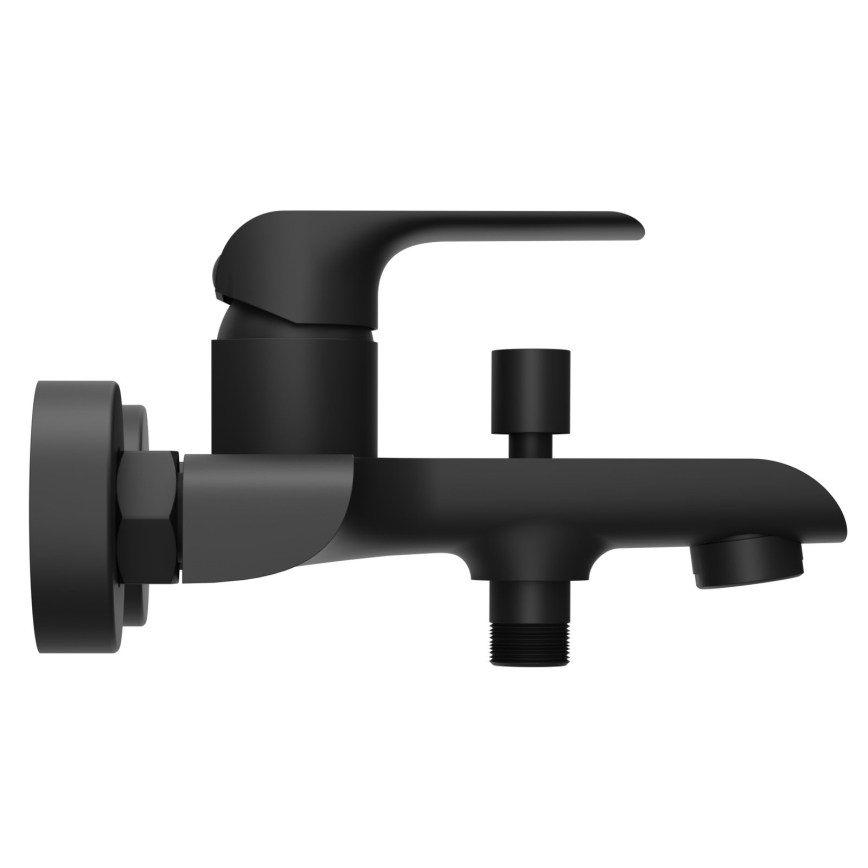 Ravak X070175 - FLAT bathtub mixer, matte black