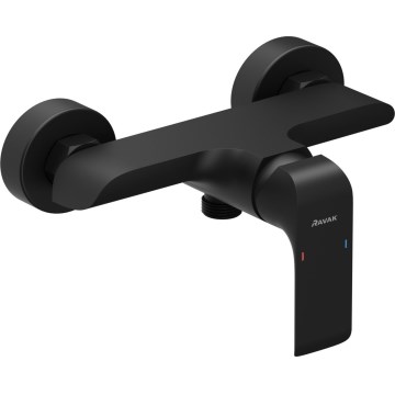 Ravak X070177 - FLAT Matte Black Shower Mixer