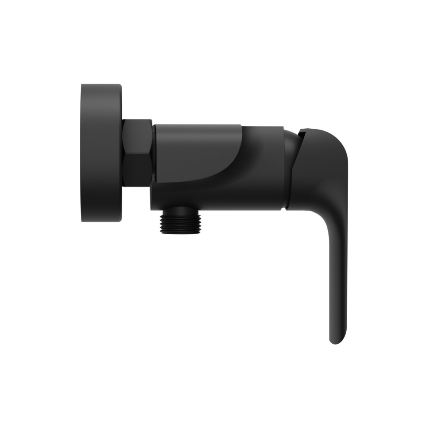 Ravak X070177 - FLAT Matte Black Shower Mixer