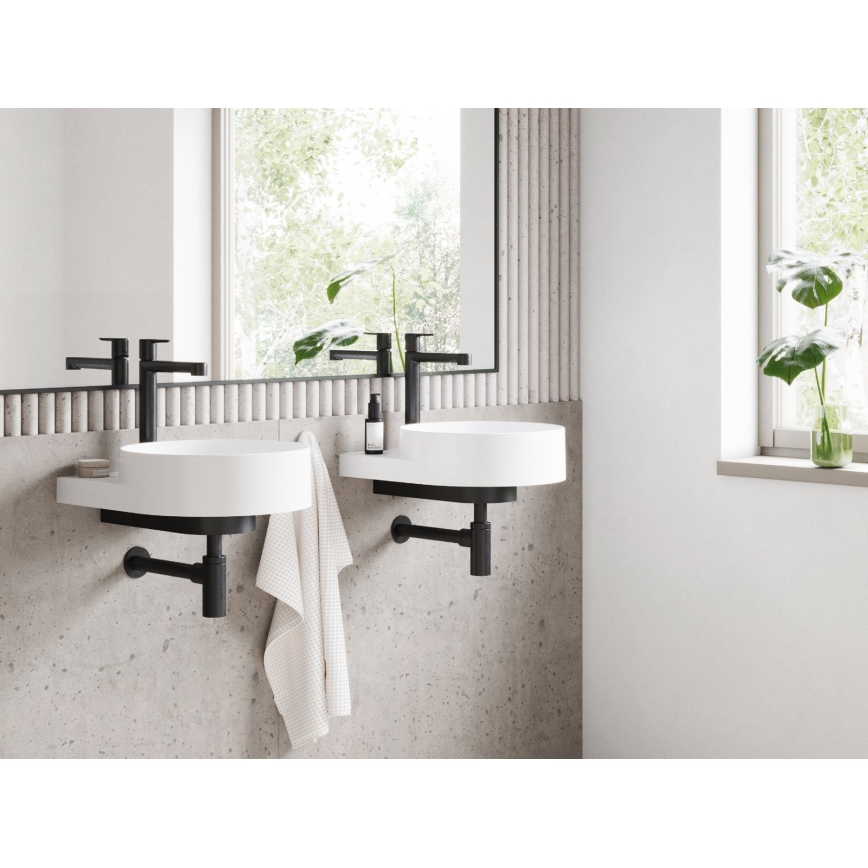 Ravak X070182 - PURI 32.2 cm Basin Mixer, Black