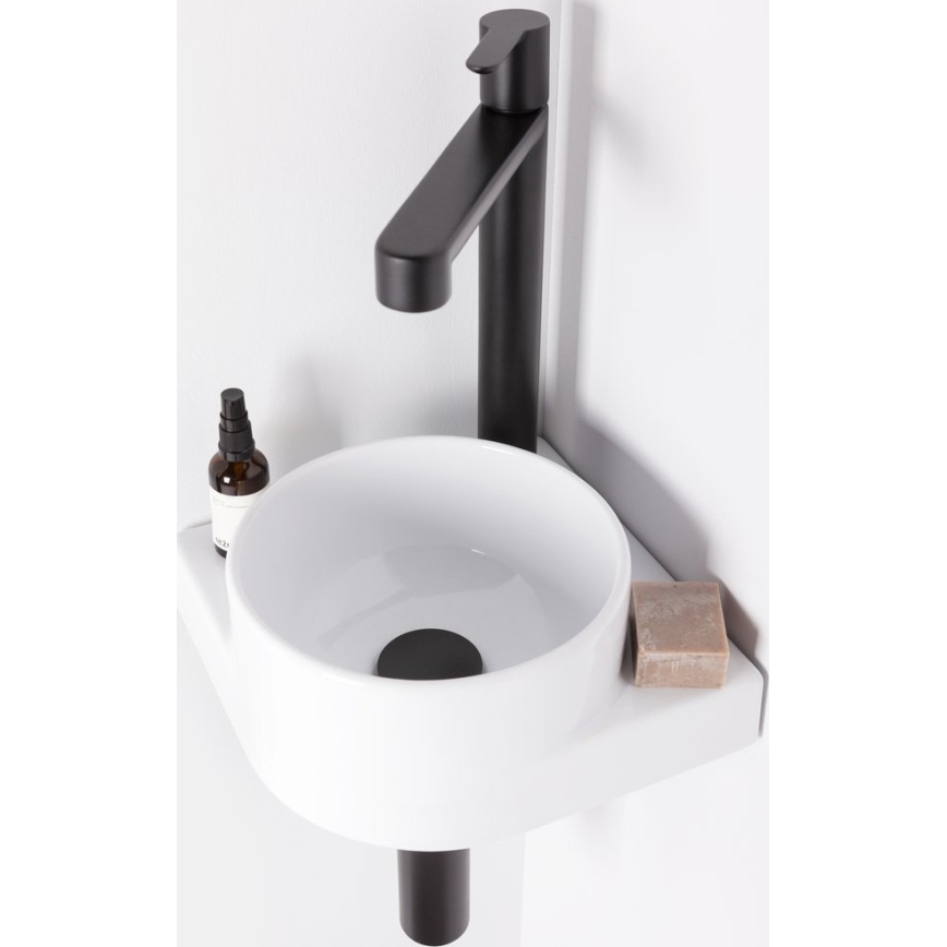 Ravak X070182 - PURI 32.2 cm Basin Mixer, Black
