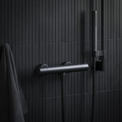Ravak X070188 - PURI Thermostatic Shower Mixer Black