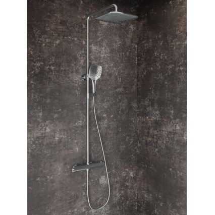 Ravak X070442 - FLAT thermostatic shower set, polished chrome