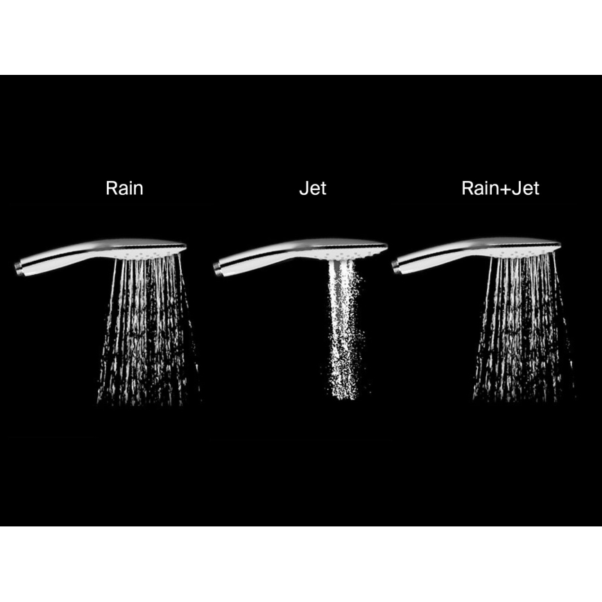 Ravak X070442 - FLAT thermostatic shower set, polished chrome