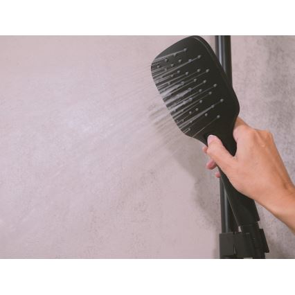 Ravak X070443 - FLAT thermostatic shower set, matte black