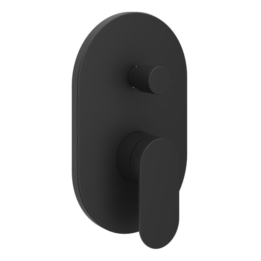 Ravak X070466 - CHROME Concealed Shower Mixer, Black