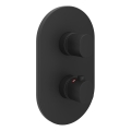 Ravak X070469 - Thermostatic Shower Mixer for Concealed Installation CHROME Black