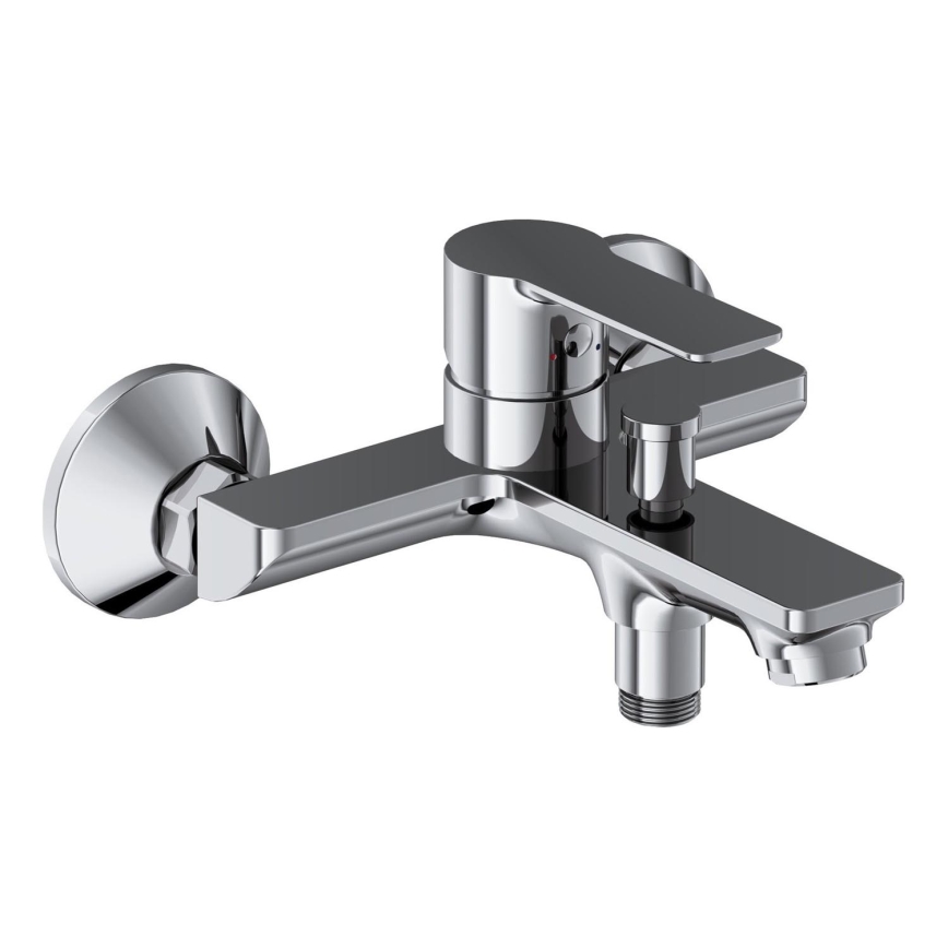 Ravak X070485 - SOLAR Bath Mixer, Polished Chrome