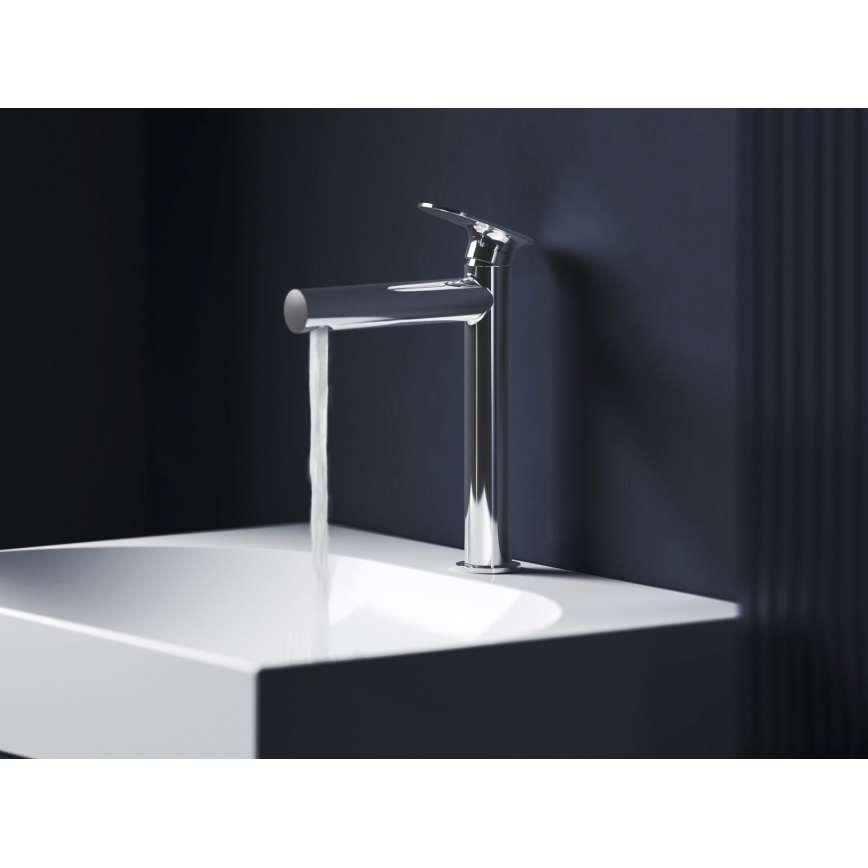 Ravak X070524 - Basin mixer SPRING 25,4 cm polished chrome