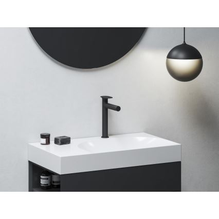 Ravak X070543 - Washbasin mixer SPRING 25,4 cm black