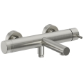 Ravak X070646 - NOX Bath Mixer, Brushed Stainless Steel