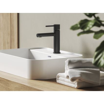 Ravak X070648 - NOX 19 cm Matte Black Basin Mixer