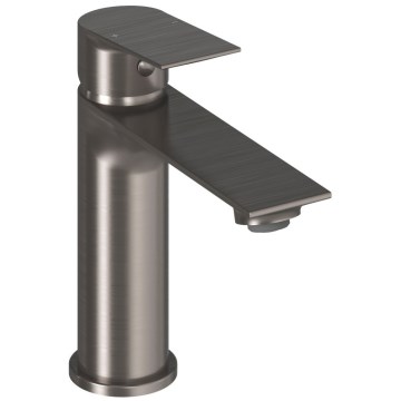 Ravak X070652 - PLAN 16.8 cm Basin Mixer, Brushed Graphite