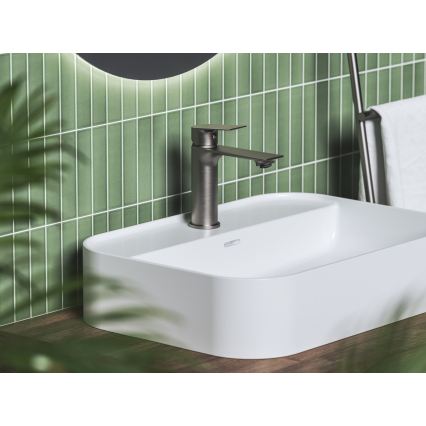 Ravak X070652 - PLAN 16.8 cm Basin Mixer, Brushed Graphite