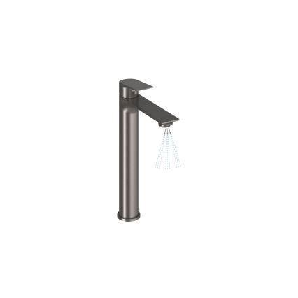 Ravak X070653 - PLAN 30 cm Basin Mixer, Brushed Graphite