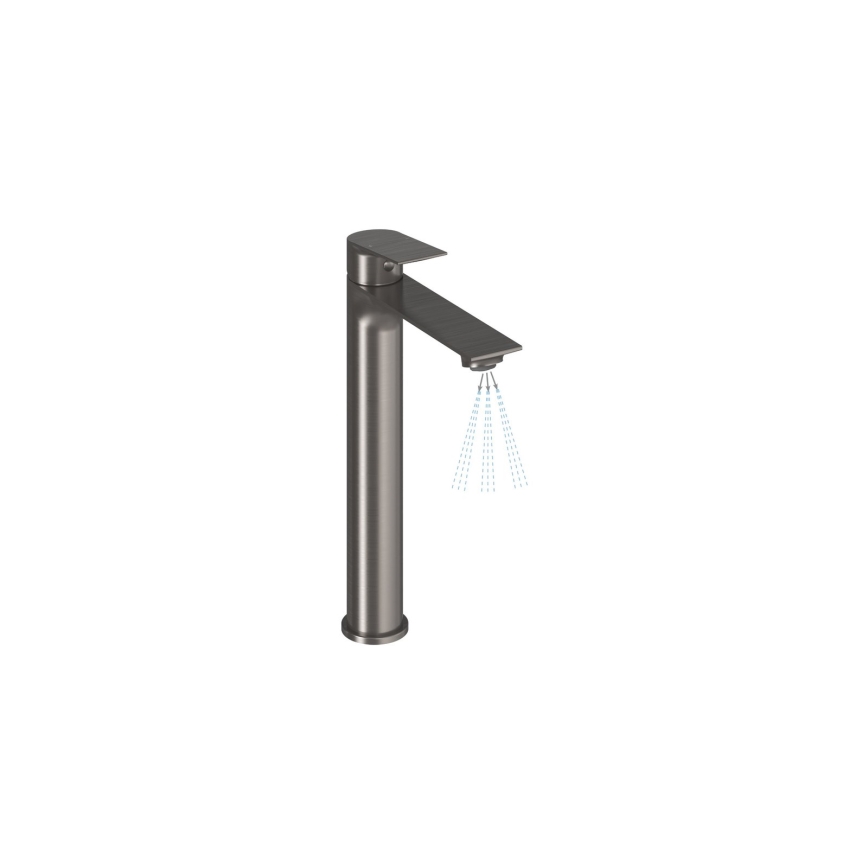 Ravak X070653 - PLAN 30 cm Basin Mixer, Brushed Graphite