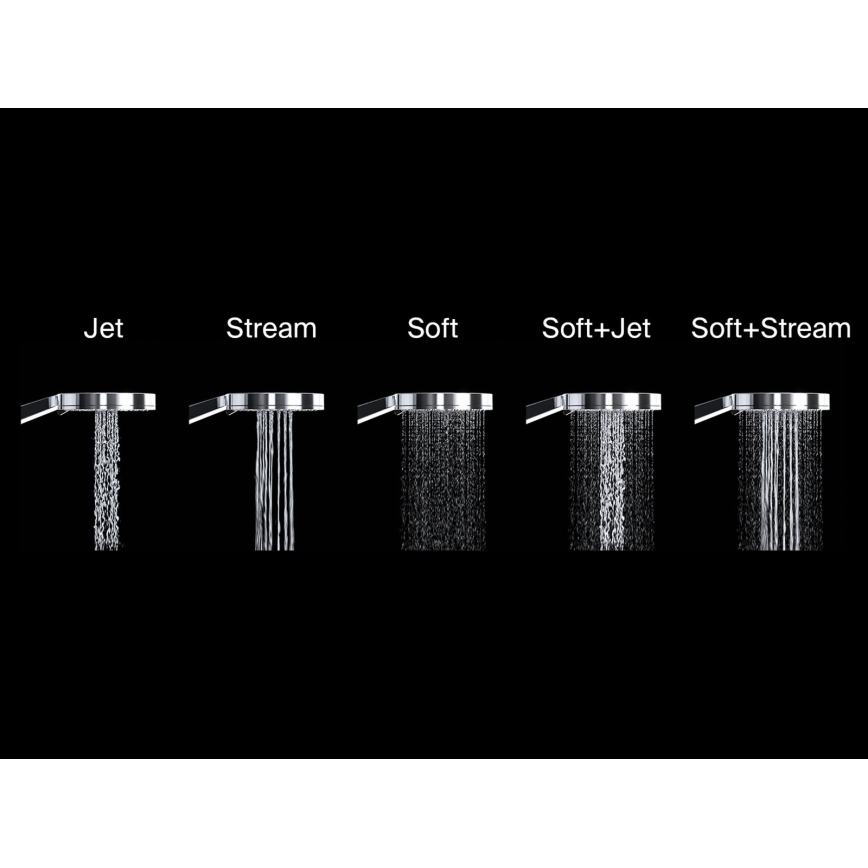 Ravak X07P008 - Hand shower in polished chrome finish