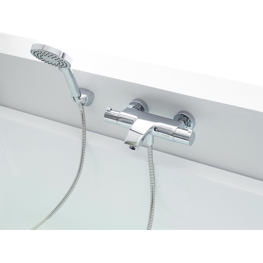 Ravak X07P009 - FLAT Hand Shower, Polished Chrome