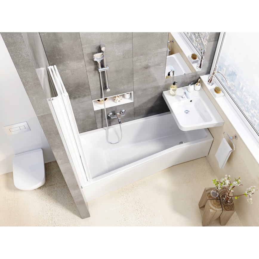 Ravak X07P012 - 66.5 cm Shower Rail, Polished Chrome Finish