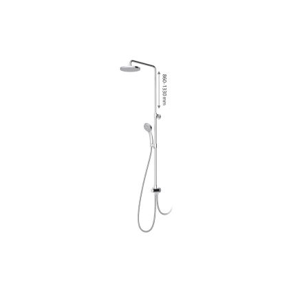 Ravak X07P232 - Shower set in polished chrome