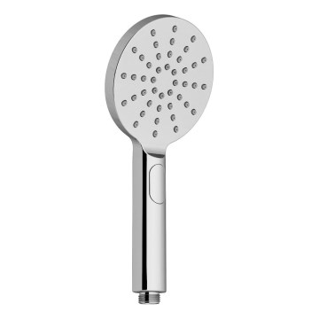 Ravak X07P233 - FLAT Push-Button Hand Shower, Polished Chrome