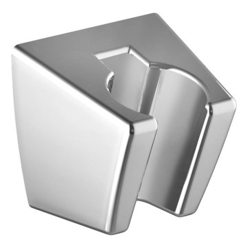 Ravak X07P345 - Plastic hand shower holder 4.9 x 4.7 cm, polished chrome finish
