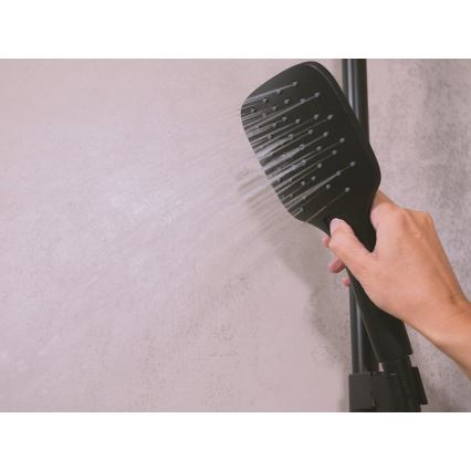 Ravak X07P569 - Handheld shower with button, black