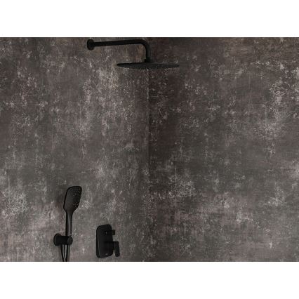 Ravak X07P569 - Handheld shower with button, black